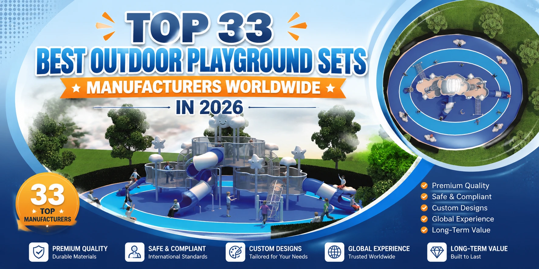 Top 33 Best Outdoor Playground Sets Manufacturers Worldwide in 2026
