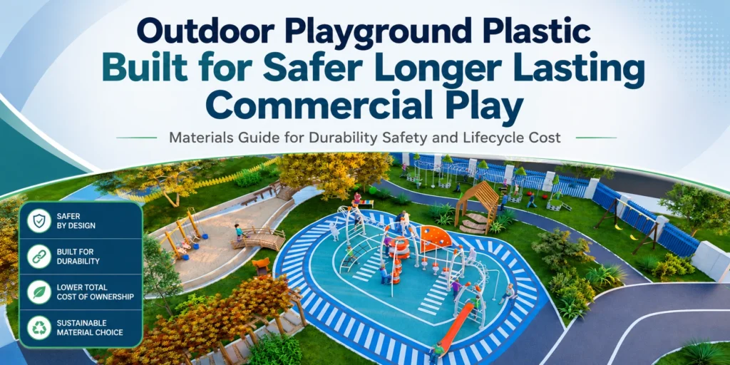 Outdoor Playground Plastic Built For Safer Longer Lasting Commercial Play