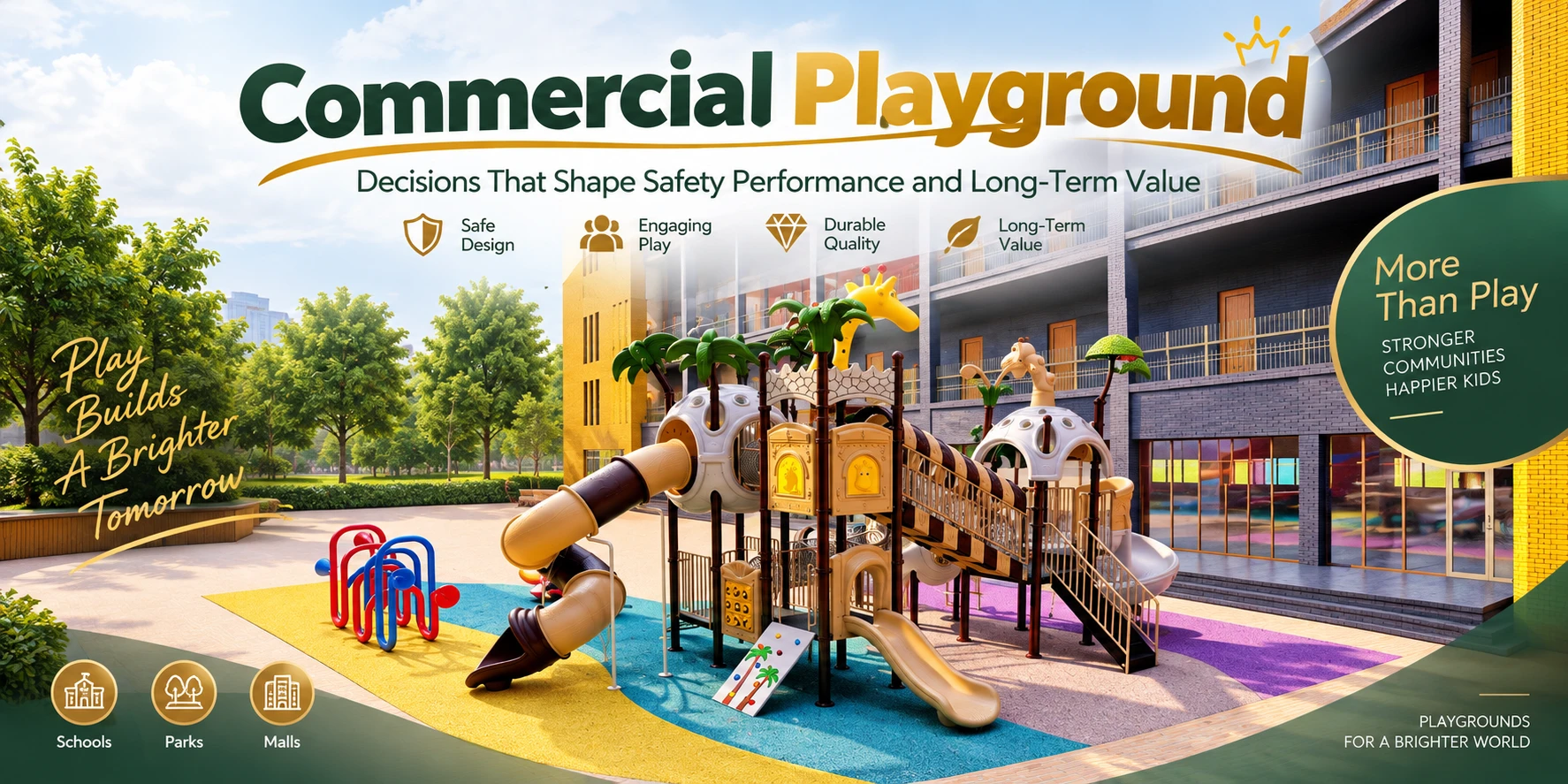 Commercial Playground Decisions That Shape Safety Performance And Long-Term Value