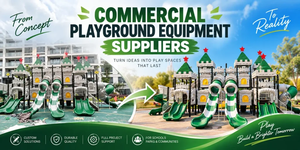 How Commercial Playground Equipment Suppliers Shape Smarter Sourcing Decisions