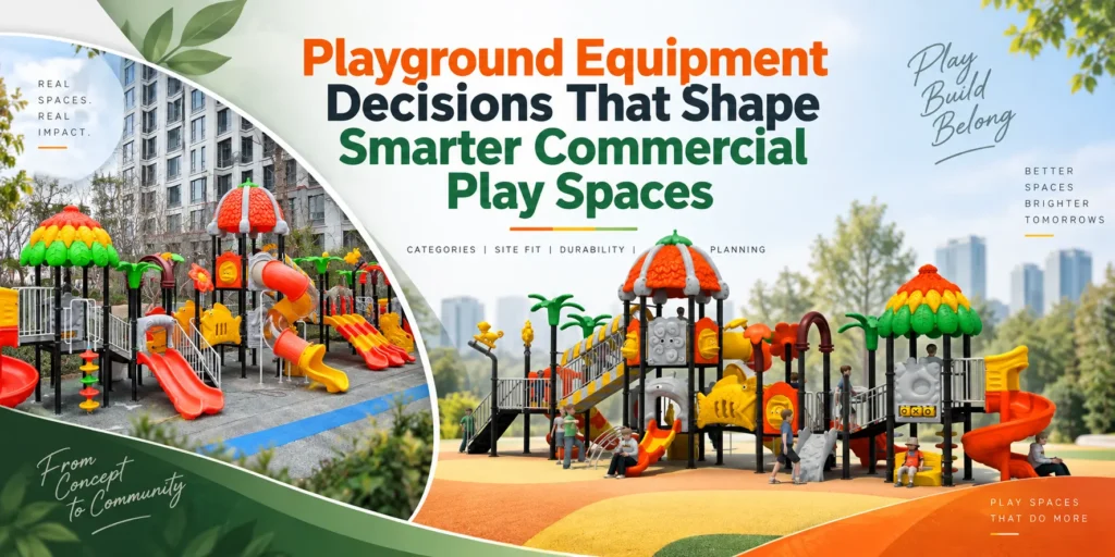 Playground Equipment Decisions That Shape Smarter Commercial Play Spaces