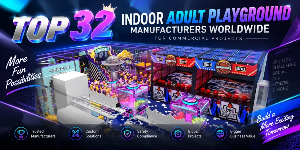 Top 32 Indoor Adult Playground Manufacturers Worldwide For Commercial Projects