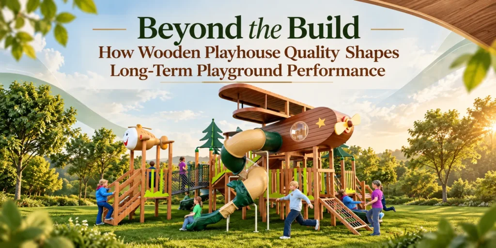 Beyond the Build How Wooden Playhouse Quality Shapes Long-Term Playground Performance